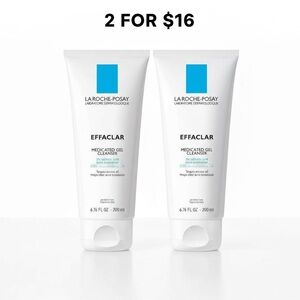 2/$16! La Roche-Posay Effaclar Medicated Gel Cleanser